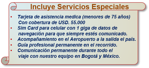 NUESTROS SERVICIOS ESPECIALES